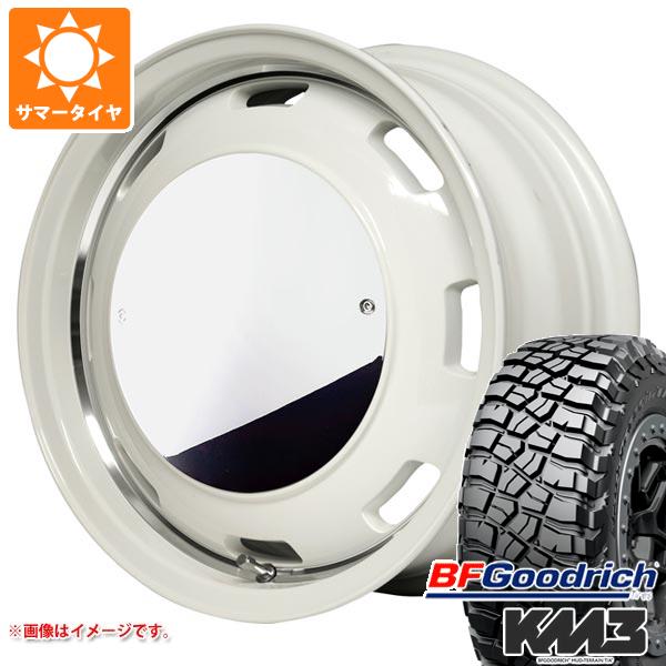 スズキ ジムニーシエラ JB74W用 サマータイヤ BFグッドリッチ マッドテレーンT/A KM3 LT225/75R16 115/112Q ガルシア シスコムーン 6.0-16 タイヤホイール4本セット 114,450円