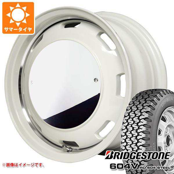 キャリイ DA16T用 サマータイヤ ブリヂストン 604V RD-604 スチール 165R14 6PR (165/80R14 91/90N相当) ガルシア シスコ ムーン 4.5-14 の通販は