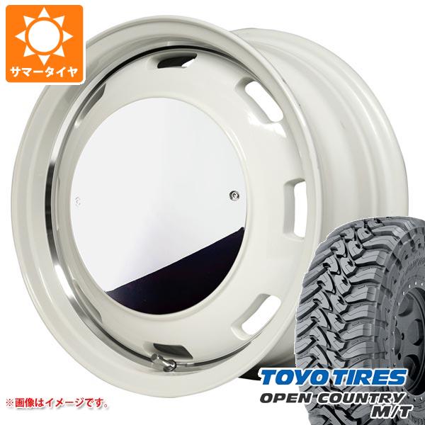 ジムニー JB64W用 サマータイヤ トーヨー オープンカントリー M/T LT225/75R16 103/100Q ホワイトレター ガルシア シスコムーン 5.5-16 タイヤホイール4本セット