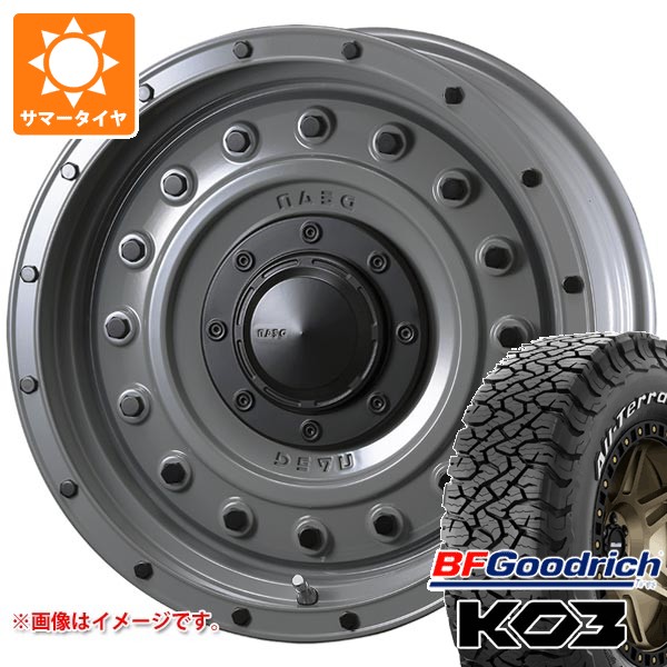 トヨタ FJクルーザー 10系用 2026年製 サマータイヤ BFグッドリッチ オールテレーンT/A KO3 LT265/70R17 118/115S ホワイトレター クリムソン ディーン コロラド 8.0-17 タイヤホイール4本セット