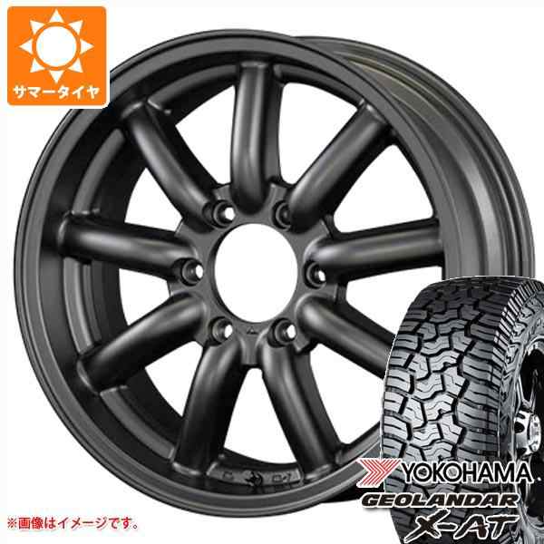 変更OK WEDS アウトランダー GF/GG系用 2023年製 サマータイヤ ヨコハマ ジオランダー X-AT G016 LT215/70R16  100/97Q ブラックレター マッドヴァンス07 7.0-16