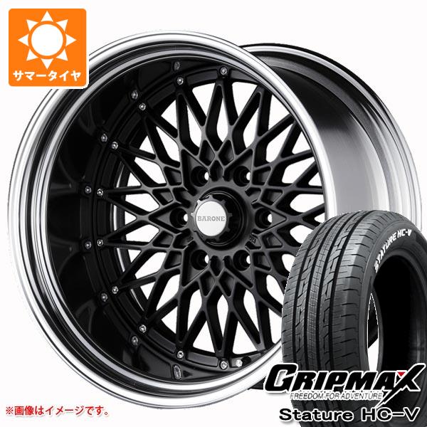 ハイエース 200系用 サマータイヤ グリップマックス スタチャー HC-V 215/65R16C 109/107S ホワイトレター ファブレス ヴァローネ RM-6 6.5-16 タイヤホイール4本セット 179,650円