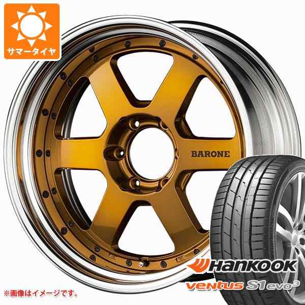 ハイエース 200系用 サマータイヤ ハンコック ベンタス S1 エボ3 K127 225/35R20 (90Y) XL ファブレス ヴァローネ RS-6 8.0-20 タイヤホの通販は