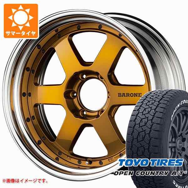 FJクルーザー 10系用 サマータイヤ トーヨー オープンカントリー A/T3 265/70R17 115T ホワイトレター ファブレス ヴァローネ  RS-6 8.0-1の通販はau PAY マーケット - タイヤ1番 | au PAY マーケット－通販サイト