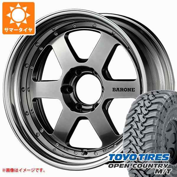 ランドクルーザー プラド 150系用 サマータイヤ トーヨー オープンカントリー M/T LT265/65R17 120/117P ブラックレター ファブレス ヴァローネ RS-6 8.0-17 タイヤホイール4本セットの通販は 445,900円