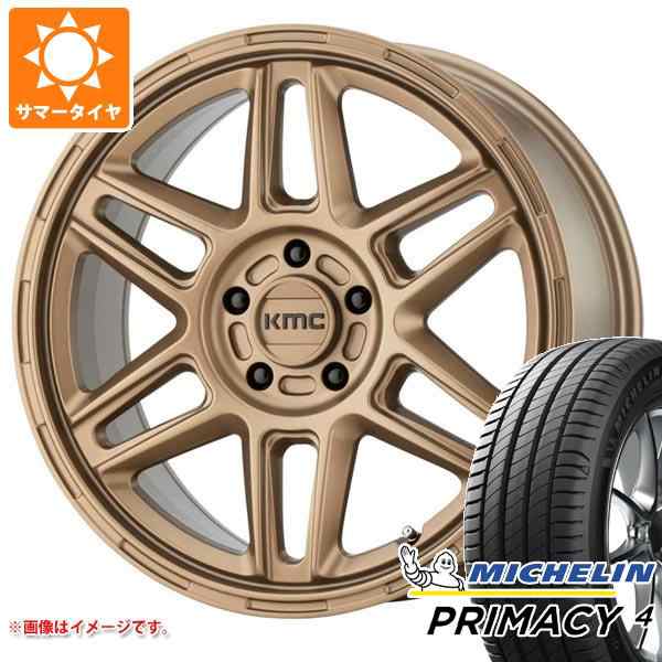 RAV4 50系用 サマータイヤ ミシュラン プライマシー4 225/65R17 102H KMC KM716 ノマド 8.0-17 タイヤホイール4本セットの通販は 113,450円