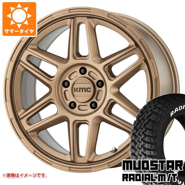 ミツビシ デリカD5用 サマータイヤ マッドスター ラジアル M/T 225/70R16 103S ホワイトレター KMC KM716 ノマド 7.5-16 タイヤホイール4本セットの通販は 198,700円
