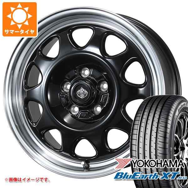 ビジネスバック BluEarth RAV4 50系用 2023年製 サマータイヤ ヨコハマ ブルーアースXT AE61 225/65R17 106V  XL KMC KM542 インパクト 8.0-17