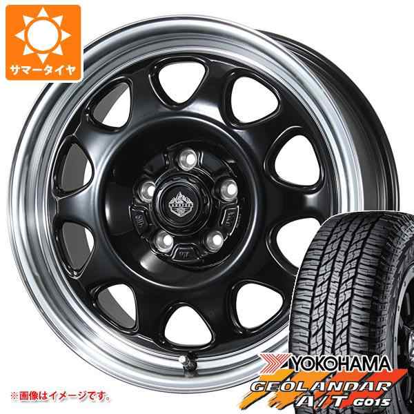 セール豊富な アウトランダー GF/GG系用 サマータイヤ ヨコハマ ジオランダー A/T G015 215/70R16 100H ブラックレター  LMG MS-9W 6.5-16 タイヤ1番 通販 PayPayモール