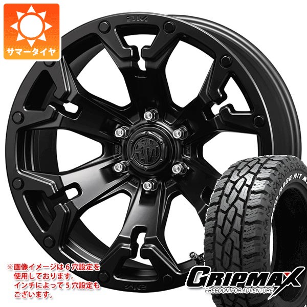 サマータイヤ 225/65R17 107/103S グリップマックス マッドレイジ R/T MAX ホワイトレター クリムソン MG ゴーレム 7.0-17 タイヤホイール4本セットの通販は