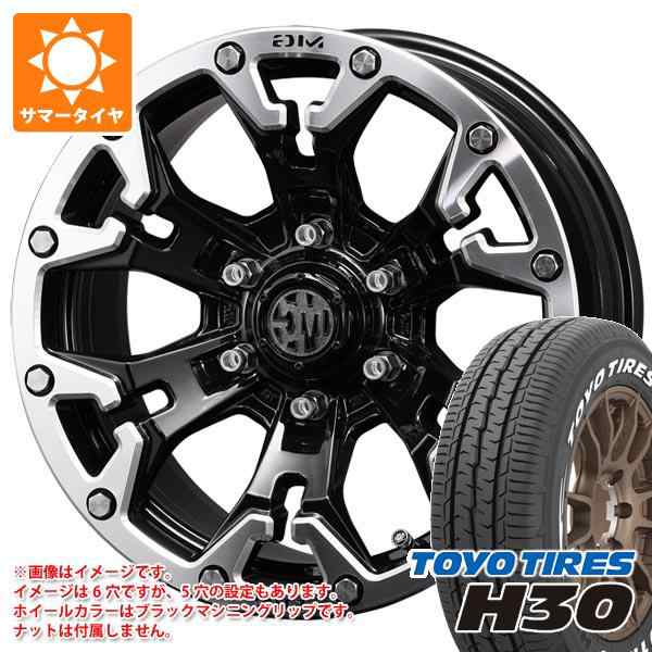 ハイエース 200系用 サマータイヤ トーヨー H30 215/60R17 C 109/107R ホワイトレター クリムソン MG ゴーレム  7.0-17 タイヤホイール4本の通販はau PAY マーケット - タイヤ1番 | au PAY マーケット－通販サイト