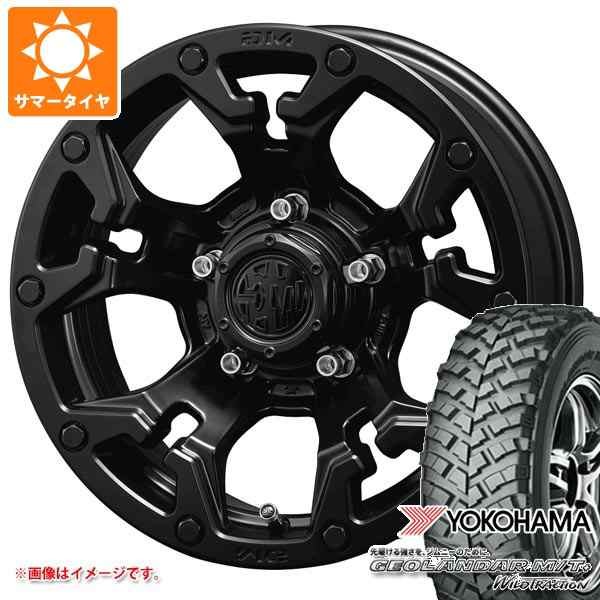 5本セット ジムニー用 サマータイヤ ヨコハマ ジオランダー M/T+ G001J 195R16C 104/102Q クリムソン MG ゴーレム 5.5-16 タイヤホイールの通販は