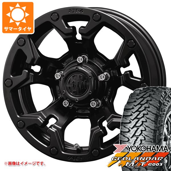 5本セット スズキ ジムニーシエラ JB74W用 サマータイヤ ヨコハマ ジオランダー M/T G003 LT215/70R16 100/ 97Q クリムソン MG ゴーレム 6.0-16 タイヤホイール5本セット
