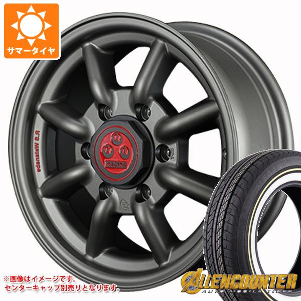 トヨタ ハイエース 200系用 サマータイヤ オーレンカウンター クラシックオーバル 215/65R16C 109/107T ホワイト/イエローリボン RSワタナベ エイトスポーク 6.5-16 タイヤホイール4本セット