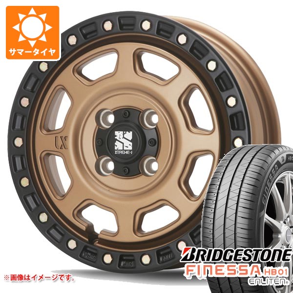 ミツビシ デリカミニ B30系用 2026年製 サマータイヤ ブリヂストン フィネッサ HB01 165/65R14 79S MLJ エクストリームJ XJ07 4.5-14 タイヤホイール4本セット 69,245円