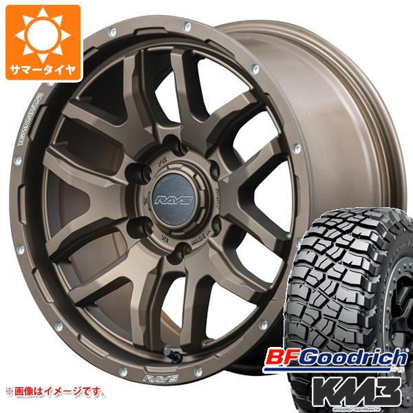 サマータイヤ 265/65R17 120/117Q BFグッドリッチ マッドテレーンT/A KM3 レイズ デイトナ F6 ブースト 8.0-17 タイヤホイール4本セットの通販は 172,350円
