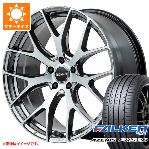 サマータイヤ 225/40R19 93Y XL ファルケン アゼニス FK520L レイズ ホムラ 2x7FT 8.0-19 タイヤホイール4本セット