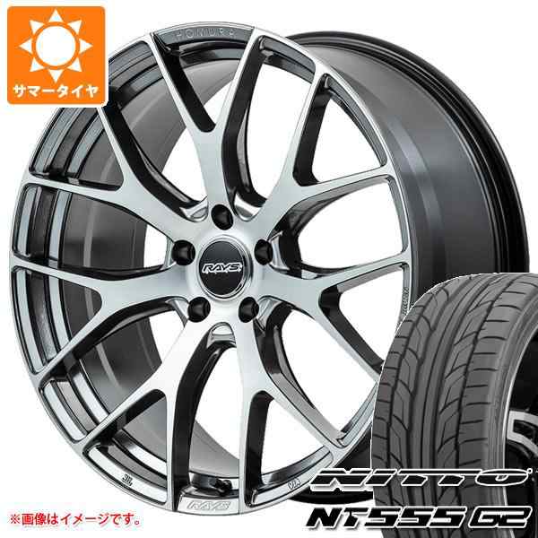 サマータイヤ 225/45R18 95Y XL ニットー NT555 G2 レイズ ホムラ ...