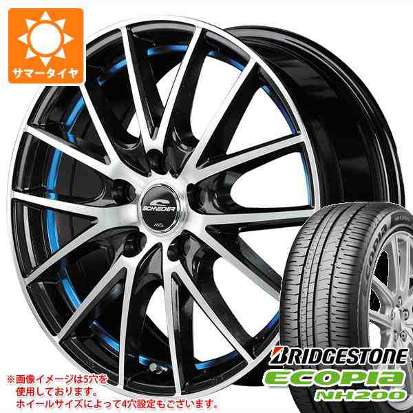 サマータイヤ 215/45R17 91W XL ブリヂストン エコピア NH200 シュナイダー RX27 7.0-17 タイヤホイール4本セットの通販は