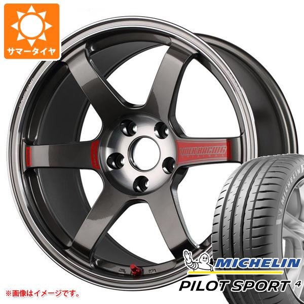 サマータイヤ 235/45R18 (98Y) XL ミシュラン パイロットスポーツ4 レイズ ボルクレーシング TE37 サーガ SL 8.5-18 タイヤホイール4本セット 221,900円