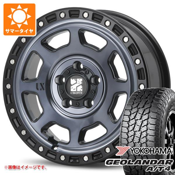 ジープ ラングラー JK/JL系用 サマータイヤ ヨコハマ ジオランダー A/T4 G018 LT295/70R17 121/118S ブラックレター MLJ エクストリームJ XJ07 タイヤホイール4本セット 127,400円