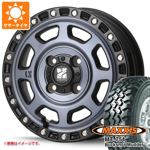 サクシード プロボックス 160系用 2026年製 サマータイヤ マキシス MT-754 バックショットマッダー 195R14C 106/104R 8PR アウトラインホワイトレター MLJ エクストリームJ XJ07 5.0-14 タイヤホイール4本セット