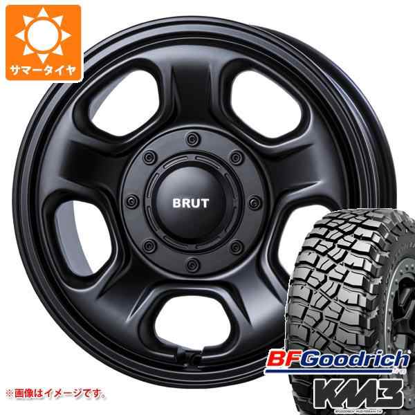 サマータイヤ 265/70R17 121/118Q BFグッドリッチ マッドテレーンT/A KM3 ブルート BR-33 8.0-17 タイヤホイール4本セットの通販は