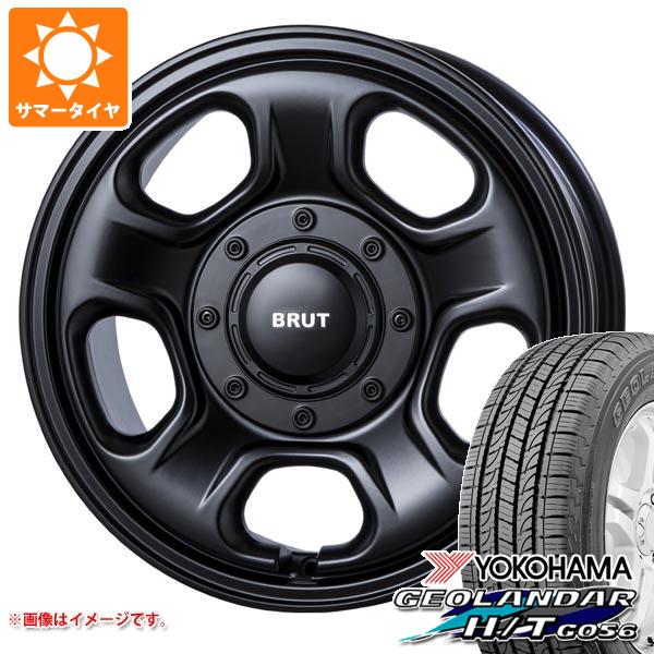 ハイラックス 120系用 サマータイヤ ヨコハマ ジオランダー H/T G056 265/70R17 115S ブラックレター ブルート BR-33 8.0-17 タイヤホイール4本セットの通販は