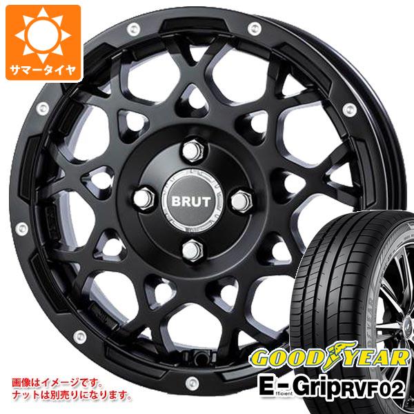 サマータイヤ 165/65R14 79H グッドイヤー エフィシエントグリップ RVF02 ブルート BR-55 5.0-14 タイヤホイール4本セット