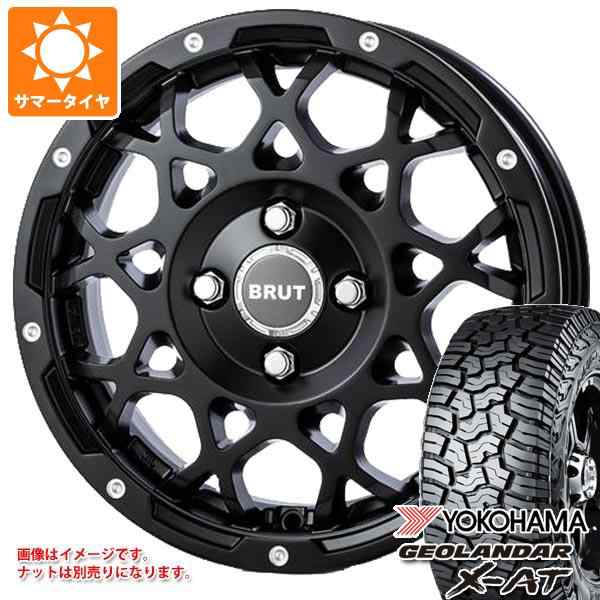 サマータイヤ 155/65R14 78/75Q ヨコハマ ジオランダー X-AT G016 ブラックレター G016A ブルート BR-55 5.0-14 タイヤホイール4本セットの通販は