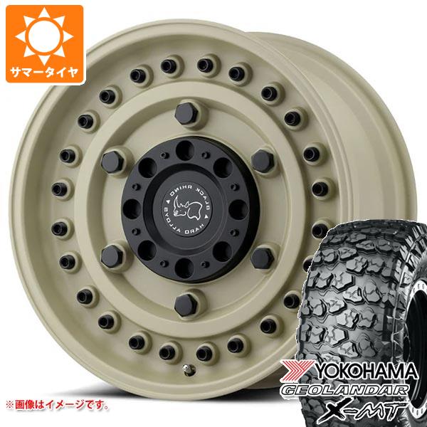 5本セット ジープ ラングラー JK/JL系用 サマータイヤ ヨコハマ ジオランダー X-MT G005 35x12.50R17 LT 121Q ブラックライノ アーモリー タイヤホイール5本セット