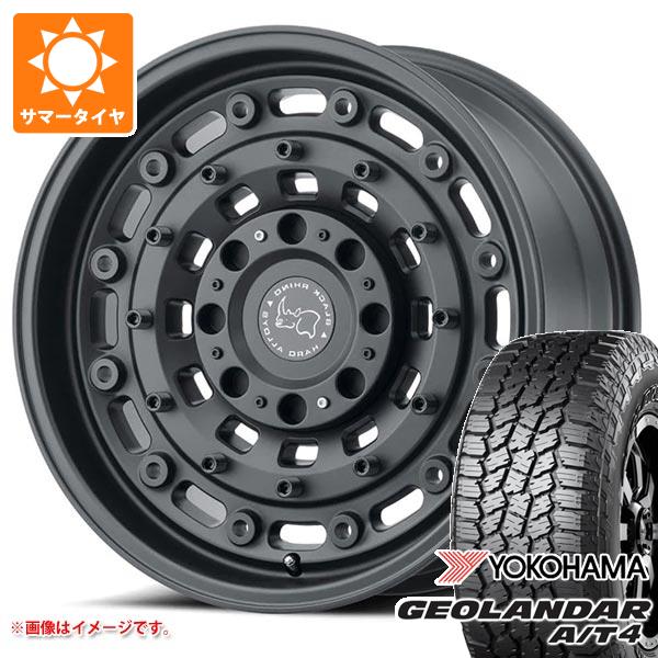 5本セット ジープ ラングラー JK/JL系用 サマータイヤ ヨコハマ ジオランダー A/T4 G018 LT295/70R17 121/118S ブラックレター ブラックライノ アーセナル タイヤホイール5本セット 180,813円