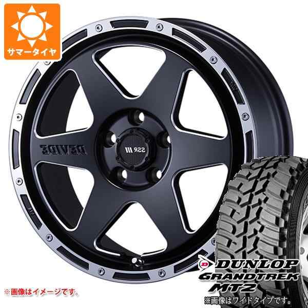 RAV4 50系用 サマータイヤ ダンロップ グラントレック MT2 LT225/75R16 103/100Q アウトラインホワイトレター WIDE SSR ディバイド TR-6 の通販は