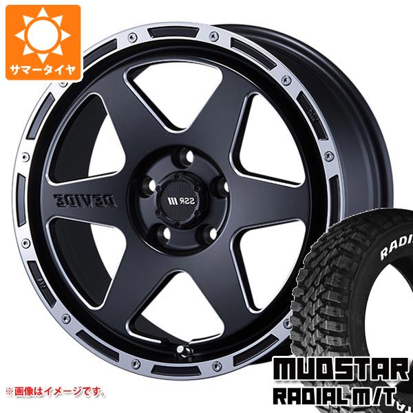 デリカD:5用 サマータイヤ マッドスター ラジアル M/T 215/70R16 100T ホワイトレター SSR ディバイド TR-6 7.0-16 タイヤホイール4本セットの通販は