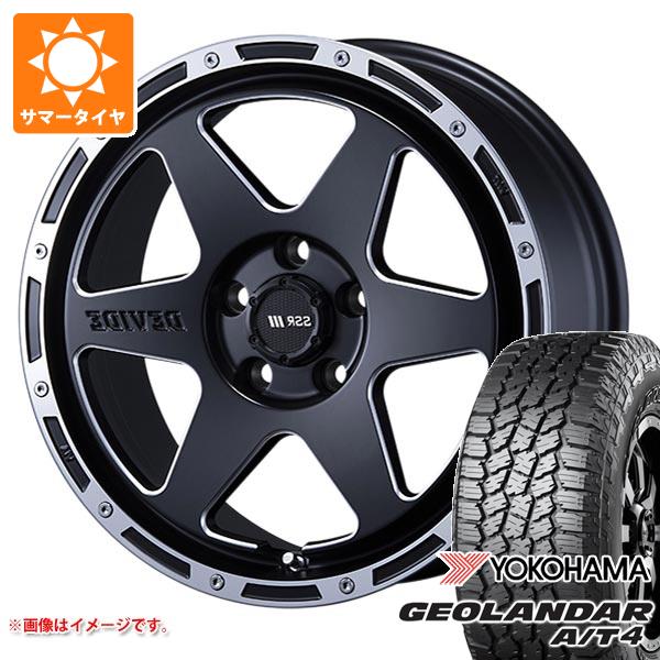 ニッサン T32エクストレイル用 炎節タイア ヨコハマ ジオランダー A/T4 G018 LT225/65R17 107/103S 黒いこと水茎の跡 SSR ディバイド TR-6 7.0-17 タイア銀輪4本仕かける