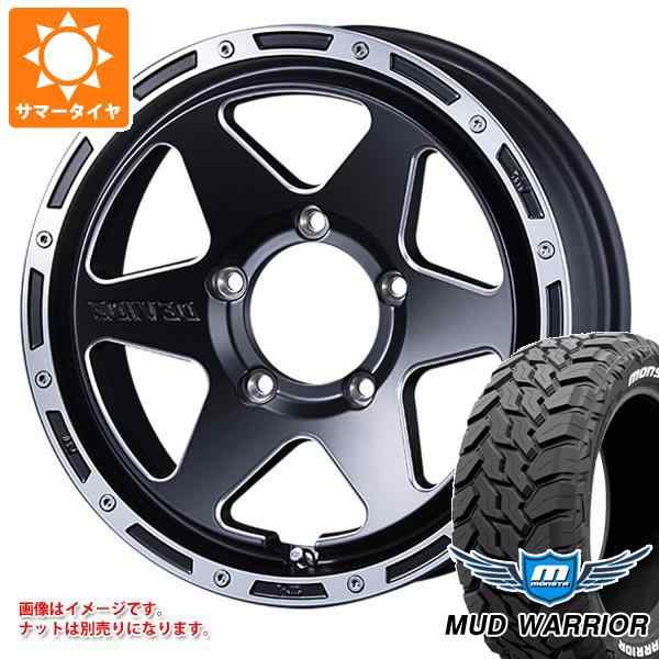 ジムニーシエラ JB74W用 サマータイヤ モンスタ マッドウォーリアー LT215/70R16 107/105Q ホワイトレター SSR ディバイド  TR-6 6.0-16 タイヤホイール4本セットの通販はau PAY マーケット - タイヤ1番 | au PAY マーケット－通販サイト