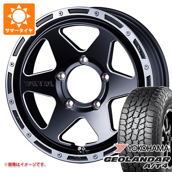 5本セット ジムニー JB64W用 サマータイヤ ヨコハマ ジオランダー A/T4 G018 LT225/75R16 115/112S ブラックレター SSR ディバイド TR-6 5.5-16 タイヤホイール5本セットの通販は