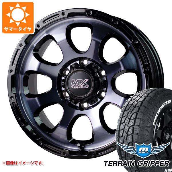 ランドクルーザー プラド 150系用 サマータイヤ モンスタ テレーングリッパー LT285/70R17 121/118R ホワイトレター マッドクロスグレイス 8.0-17 タイヤホイール4本セット
