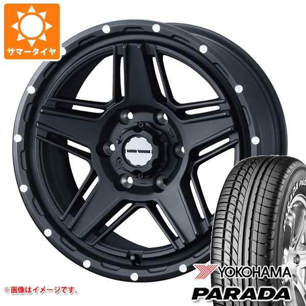 ハイエース 200系用 サマータイヤ ヨコハマ パラダ PA03 215/60R17C 109/107S ホワイトレター マッドヴァンス07 6.5-17 タイヤホイール4本セットの通販は