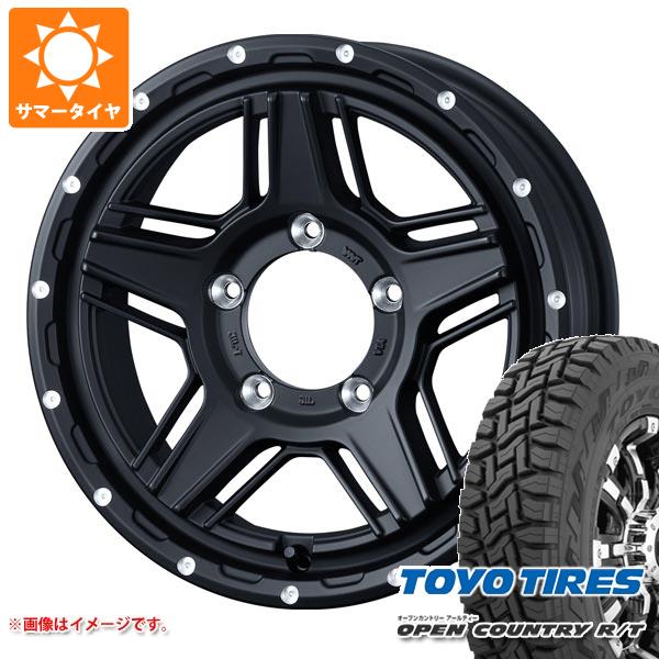 ジムニーシエラ JB74W用 サマータイヤ トーヨー オープンカントリー R/T 195/80R15 96Q ブラックレター マッドヴァンス07 6.0-15 タイヤホイール4本セットの通販は