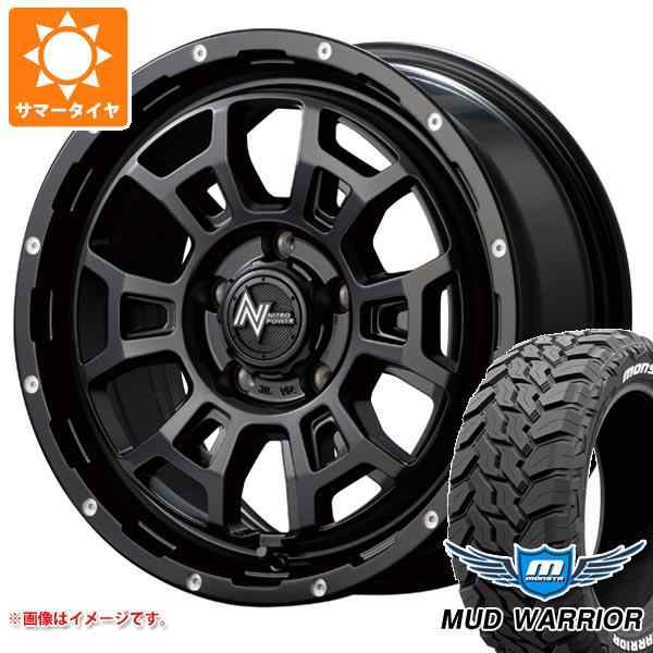 RAV4 50系用 サマータイヤ モンスタ マッドウォーリアー LT235/70R16 104/101Q ホワイトレター ナイトロパワー H6 スラッグ 7.0-16 タイヤホイール4本セットの通販は