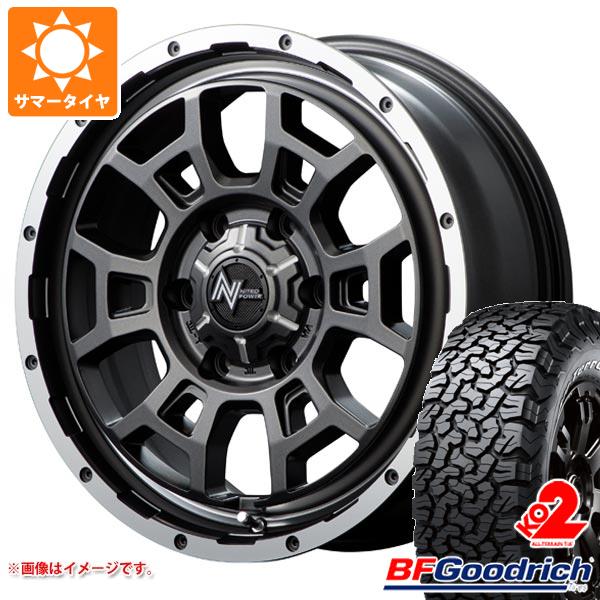 5本セット FJクルーザー 10系用 サマータイヤ BFグッドリッチ オールテレーンT/A KO2 LT285/55R20 117/114T ブラックレター ナイトロパワー H6 スラッグ 8.5-20 タイヤホイール5本セットの通販は 241,031円