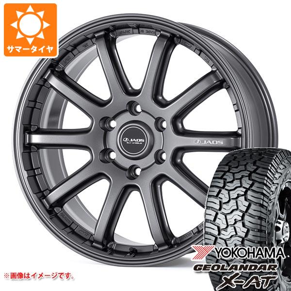 トヨタ ランドクルーザー300用 サマータイヤ ヨコハマ ジオランダー X-AT G016 265/65R18 114T ブラックレター ジャオス トライブ クロス 8.5-18 タイヤホイール4本セット