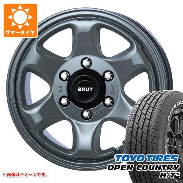 トヨタ ハイエース 200系用 2026年製 サマータイヤ トーヨー オープンカントリー H/T2 215/70R16 100H ホワイトレター ブルート BR-44 6.5-16 タイヤホイール4本セット 100,100円