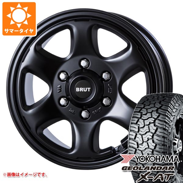 トヨタ ハイエース 200系用 2026年製 サマータイヤ ヨコハマ ジオランダー X-AT G016 215/65R16C 109/107Q アウトラインホワイトレター G016A ブルート BR-44 6.5-16 タイヤホイール4本セット