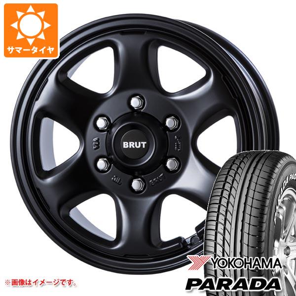 ハイエース 200系用 2024年製 サマータイヤ ヨコハマ パラダ PA03 215/65R16C 109/107S ホワイトレター ブルート BR-44 6.5-16 タイヤホイール4本セットの通販は