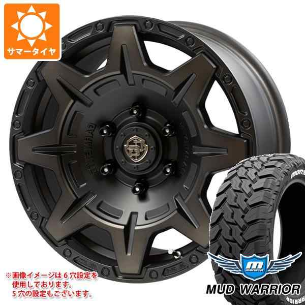 エクリプスクロス GK系用 サマータイヤ モンスタ マッドウォーリアー LT235/70R16 104/101Q ホワイトレター クロスオーバーガーメンツ スタイルM 7.0-16 タイヤホイール4本セットの通販は