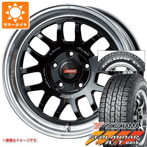 T31エクストレイル用 サマータイヤ ヨコハマ ジオランダー A/T G015 215/65R16C 109/107S ホワイトレター レイズ エーラップ 07X 7.0-16 タイヤホイール4本セット 145,550円
