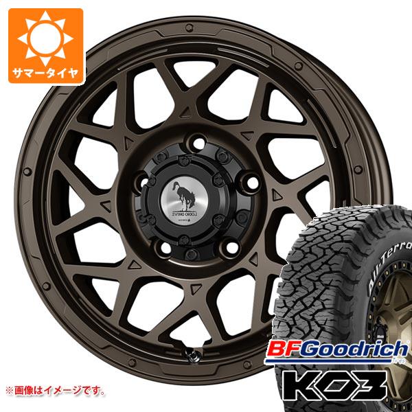スズキ ジムニーノマド JC74W用 サマータイヤ BFグッドリッチ オールテレーンT/A KO3 LT235/70R16 110/107S ホワイトレター スーパースター ロディオドライブ 8M モノ 6.0-16 タイヤホイール4本セット