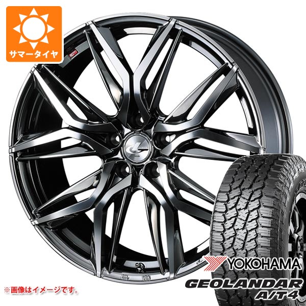 2026年製 サマータイヤ 155/65R14 75H ヨコハマ ジオランダー A/T4 G018 ブラックレター G018A レオニス LM 4.5-14 タイヤホイール4本セット 126,400円